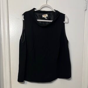 Talbots Elegant Black Sleeveless Top
